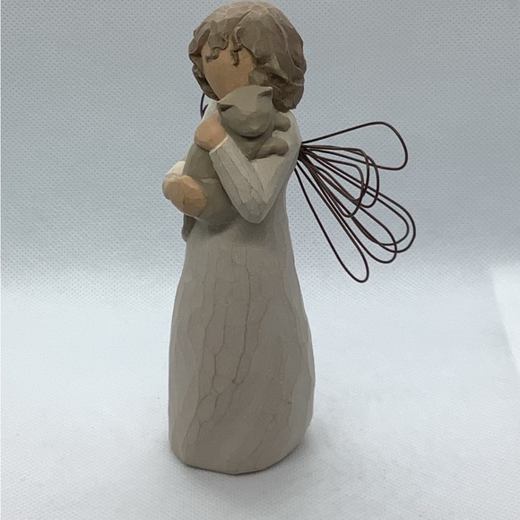 Willow Tree With Affection Angel Cat Figurine 2003 Demdaco Kitten Susan Lordi 5” - Picture 2 of 9